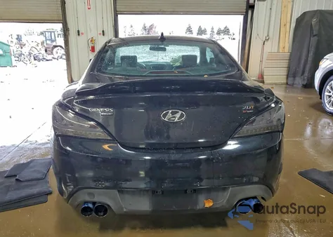 2012 Hyundai Genesis Coupe 2.0T из США, поврежденный, VIN KMHHT6KD6CU074237